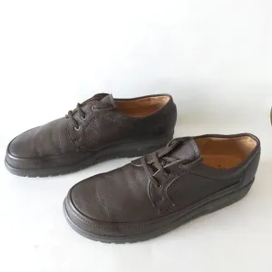 Solidus Men Shoes Size 10.5 Brown Lace-Up Natura German Comfort Performance