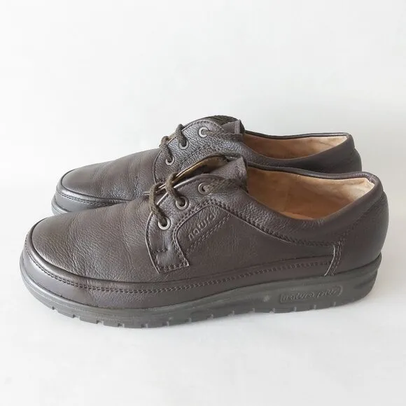 Solidus Men Shoes Size 10.5 Brown Lace-Up Natura German Comfort Performance