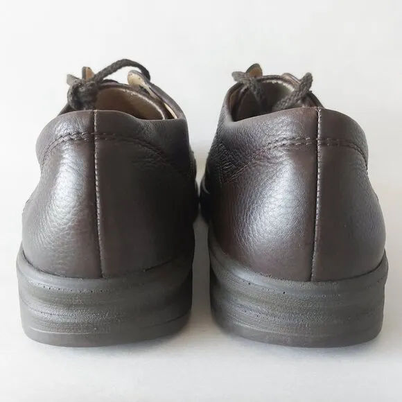 Solidus Men Shoes Size 10.5 Brown Lace-Up Natura German Comfort Performance