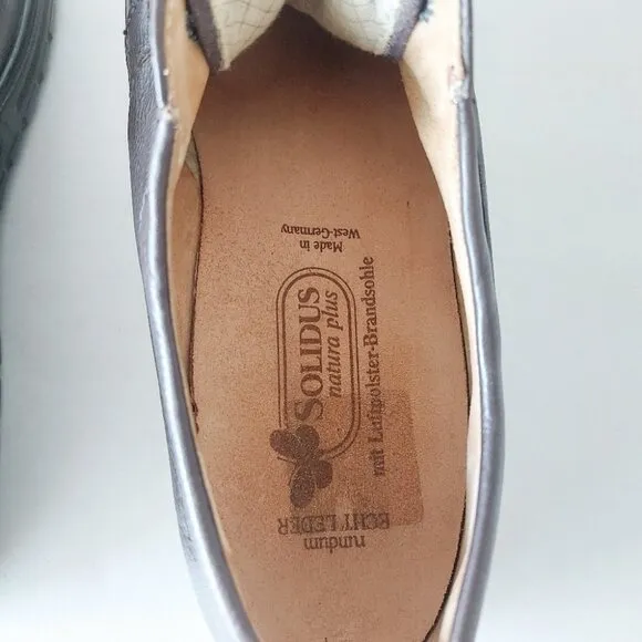 Solidus Men Shoes Size 10.5 Brown Lace-Up Natura German Comfort Performance