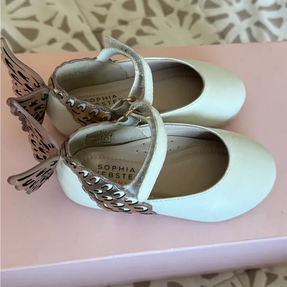 Sophia Webster Evangeline White Rose Gold