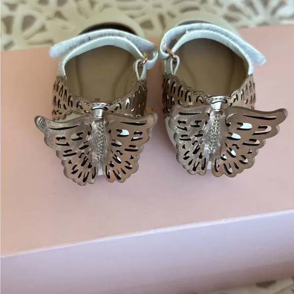 Sophia Webster Evangeline White Rose Gold