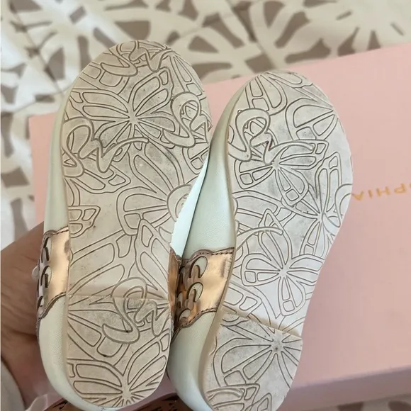Sophia Webster Evangeline White Rose Gold
