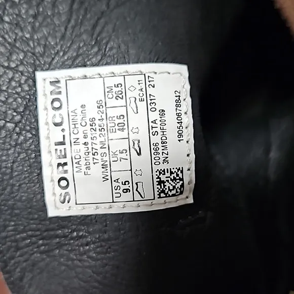 Sorel After Hours Wedge Boots With Zipper, Brown, Size 9.5 (Lot #778)