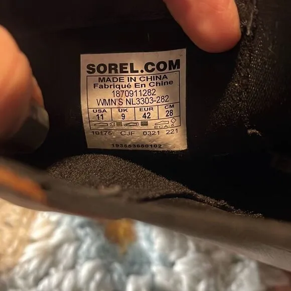 Sorel Blake Block-Heel Chelsea Boots Women’s Waterproof Leather in Burro Size 11