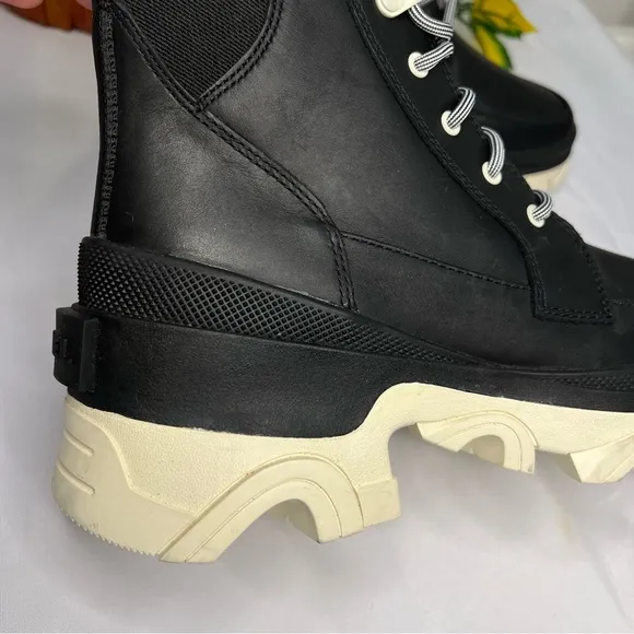 Sorel Brex Leather Lace Up Boots Waterproof Size 7 New
