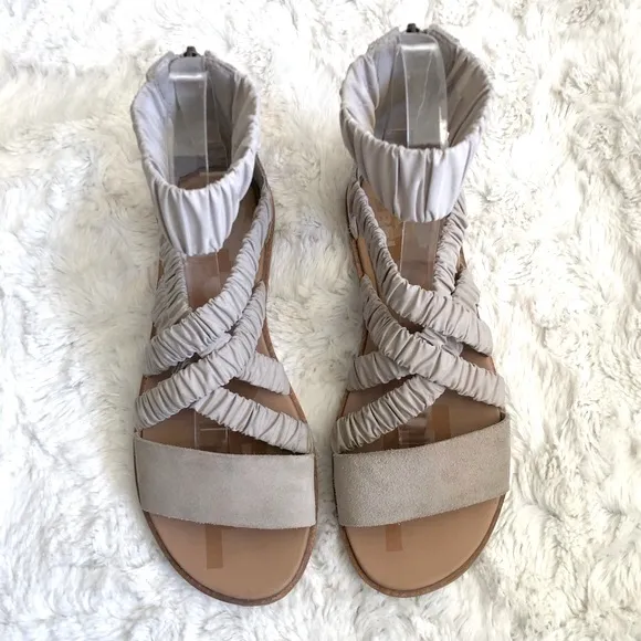 Sorel Ella II Ankle-Strap Taupe Sandals | 7.5