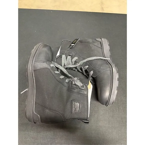 Sorel Evie II NW Lace Black Sea Salt Waterproof Boots 9.5