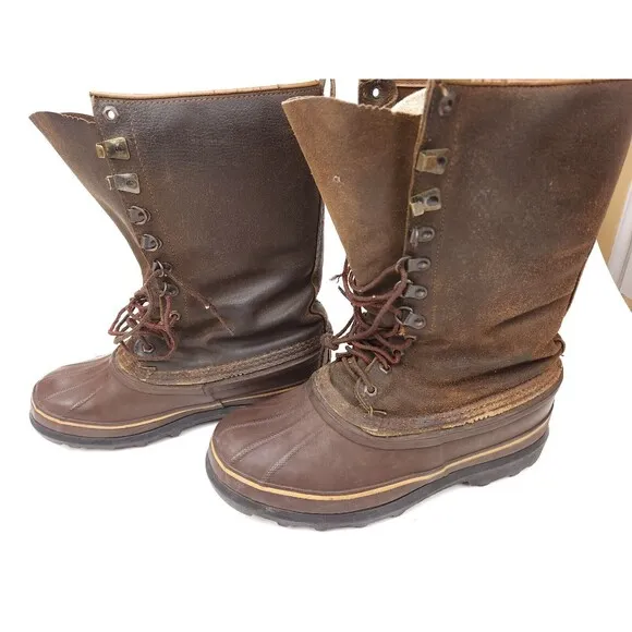 SOREL Felt Heavy Snow Waterproof Men's Boots Sz 10