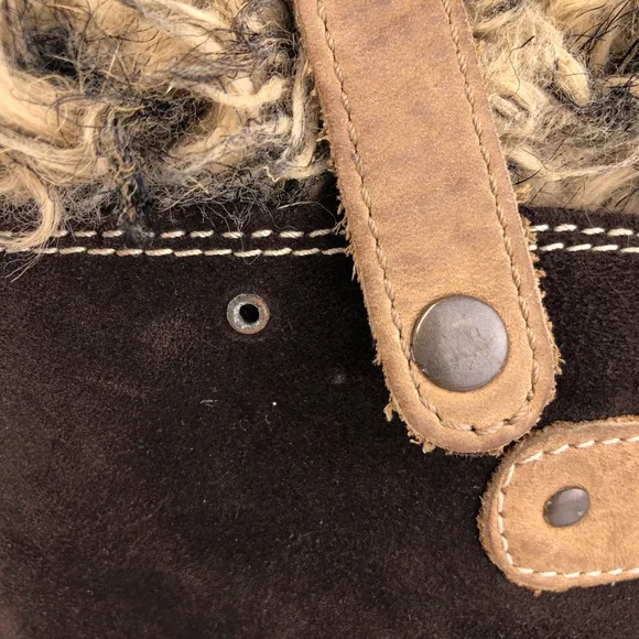 Sorel 'Joan of Arctic' Brown Leather Winter Boots 8