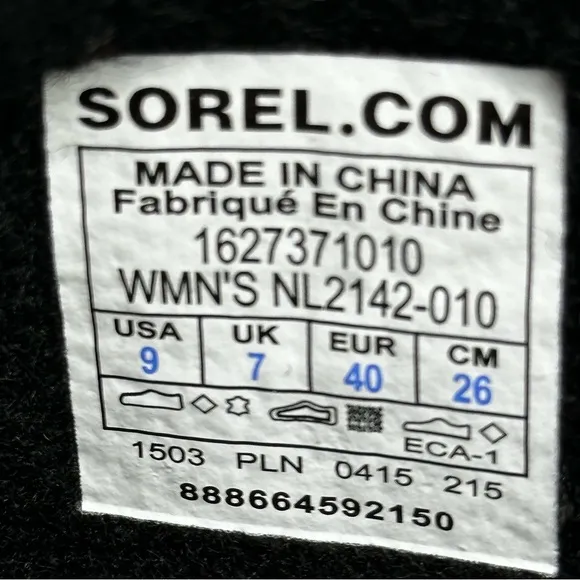 Sorel Joan of Arctic Waterproof Knit Boots. Size 9