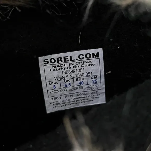 Sorel Joan Of Artic Women’s Boots Size 8 Taupe NL 1540-051
