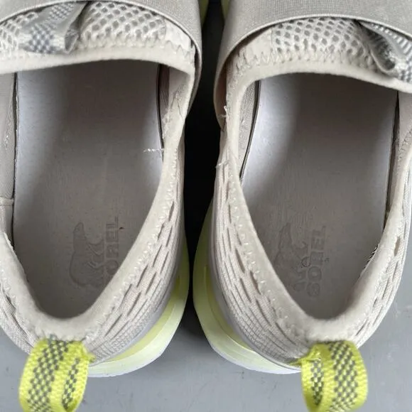 SOREL Kinetic Impact Strap Womens 9.5 Mauve Yellow Walking Sneaker Athletic Shoe