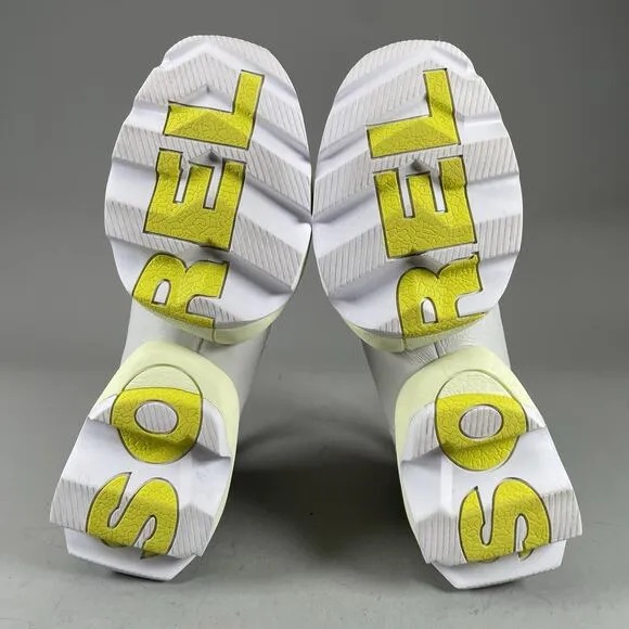 SOREL Kinetic Impact Strap Womens 9.5 Mauve Yellow Walking Sneaker Athletic Shoe