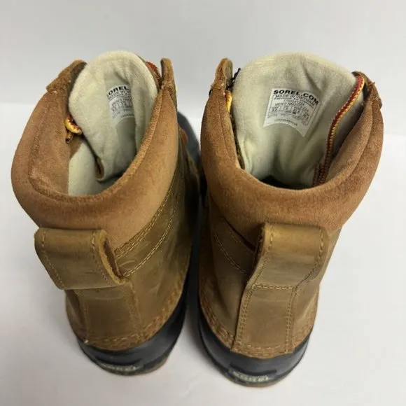 Sorel Men's Cheyanne II Waterproof Boots Brown, Size 8.5 M