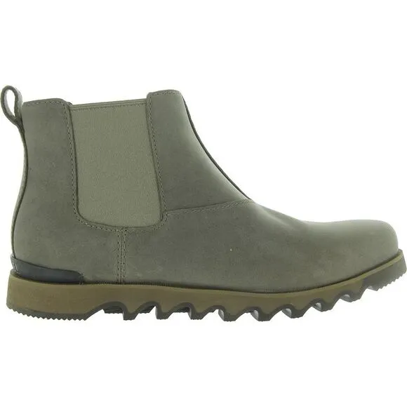 Sorel Mens Kezar Beige Suede Hiking Outdoor Chelsea Boots Shoes NWOB