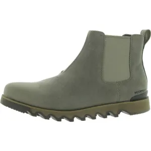 Sorel Mens Kezar Beige Suede Hiking Outdoor Chelsea Boots Shoes NWOB