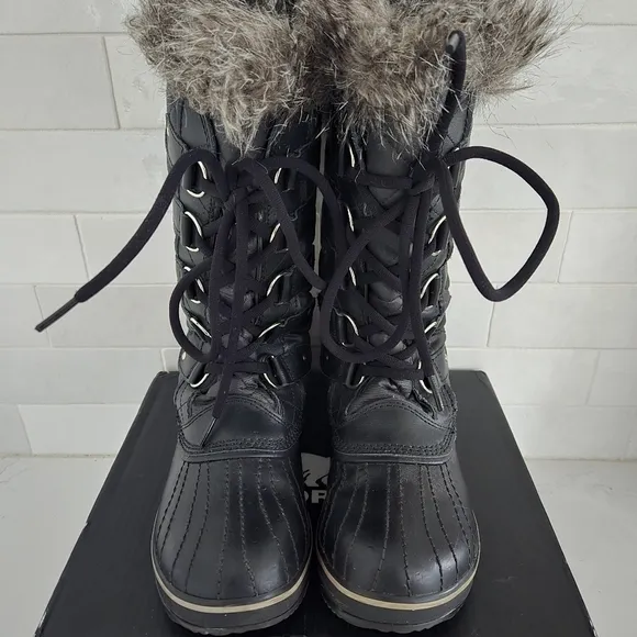 Sorel Tofino II Waterproof Insulated Winter Snow Boots Lace-Up Black Stone Sz 8