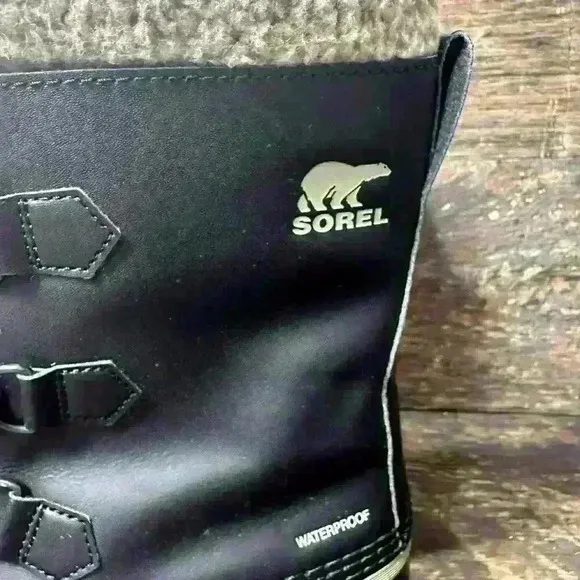Sorel Waterproof Black Rain Snow Boots Women’s Size 5