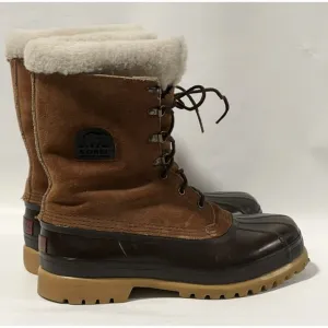 Sorel Waterproof Snow Boots Wool Lined  CANADA MADE Men’s Size 8