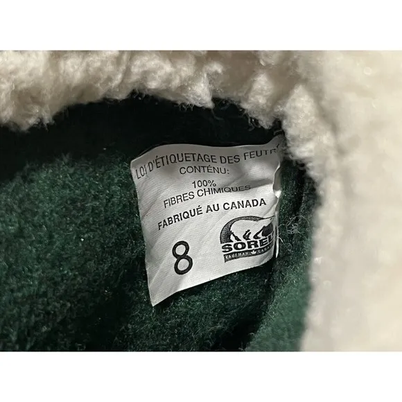 Sorel Waterproof Snow Boots Wool Lined  CANADA MADE Men’s Size 8