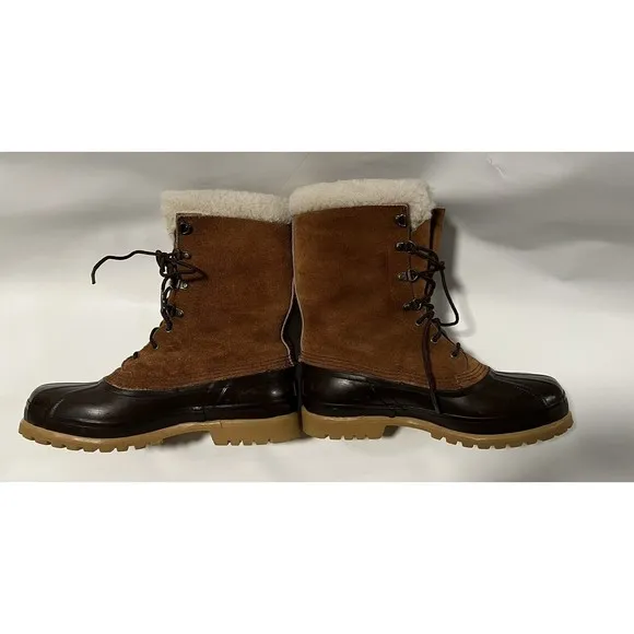 Sorel Waterproof Snow Boots Wool Lined  CANADA MADE Men’s Size 8