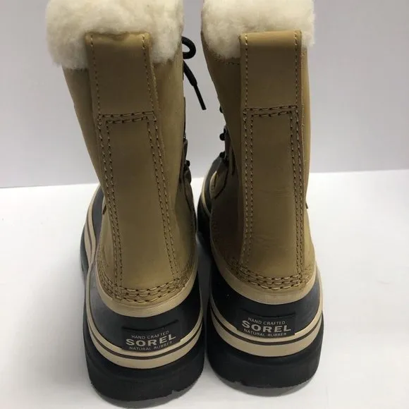 Sorel Women’s Caribou, Brown Waterproof Winter Boots, Size 7M