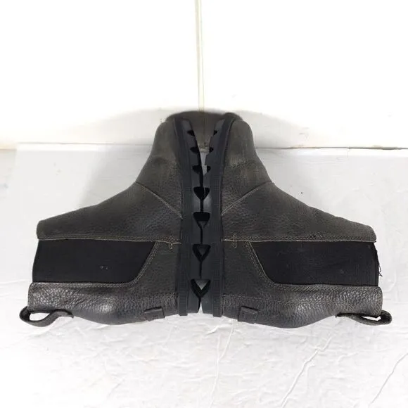 Sorel Women's Joan of ArcticII US5,5 gray Leather Waterproof Wedge Chelsea Boot