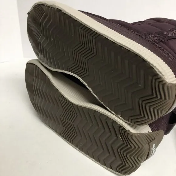 Sorel Women's Puffy Mid Waterproof Winter Boots Plum, Size 8 M