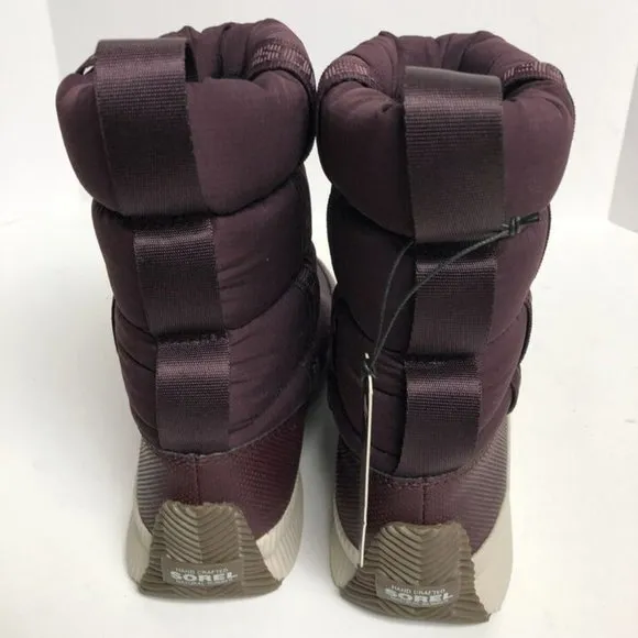 Sorel Women's Puffy Mid Waterproof Winter Boots Plum, Size 8 M