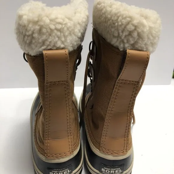 Sorel Women's Winter Carnival, Waterproof Brown Boots, Size 7 M
