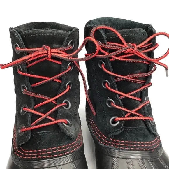Sorel Youth Cheyanne II Lace Snow Boots in Black.