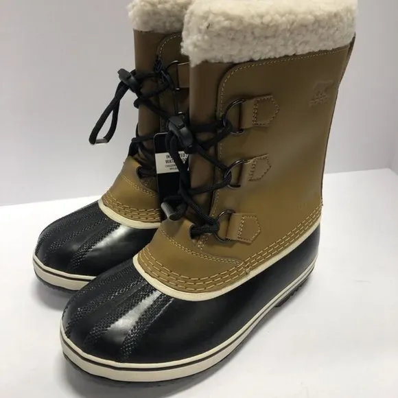 Sorel Youth Yoot Pac TP Waterproof Winter Boots Brown, Kids’ Size 3M