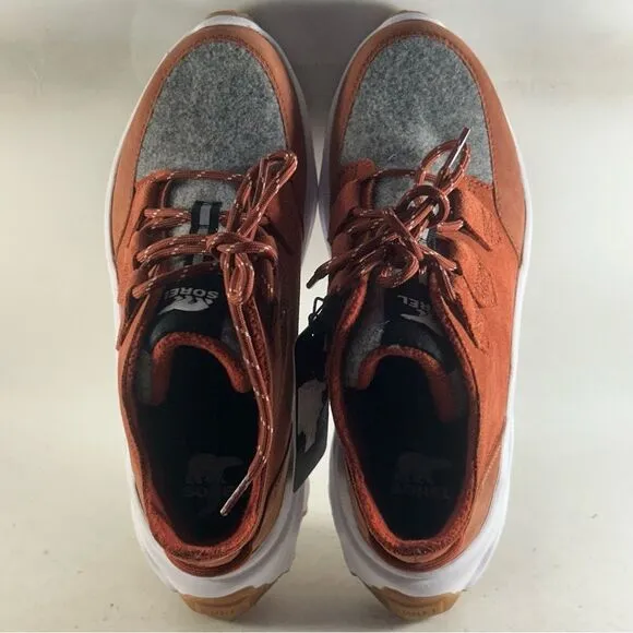 Sorel Kinetic Breakthru Caribou Womens Waterproof Boots Orange 8.5 NL4903-849