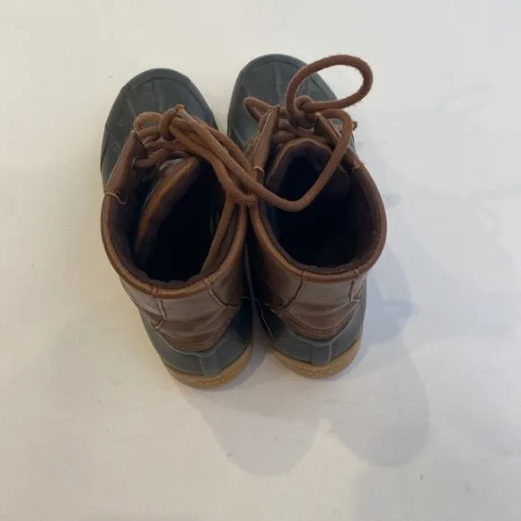 Sperry Little Boy’s Port Boot Lace Up Sz 3M Polyurethane Rain Weather