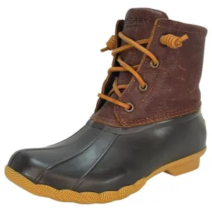 Sperry Maritime Top-Sider Leather Waterproof Womens Ankle Duck Boots Size 6M