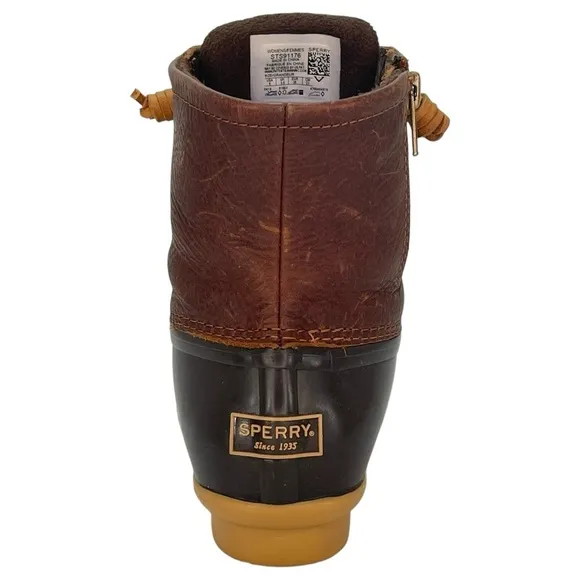 Sperry Maritime Top-Sider Leather Waterproof Womens Ankle Duck Boots Size 6M