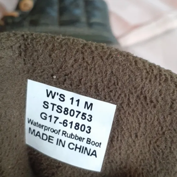 SPERRY RUBBER WATERPROOF BOOTS