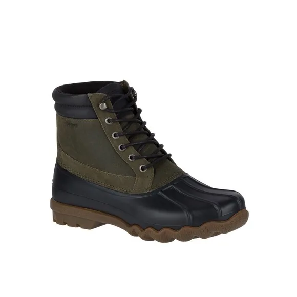 Sperry Top-Sider Brewster Duck Boots Dark Olive Green Men’s Size 9 NIB