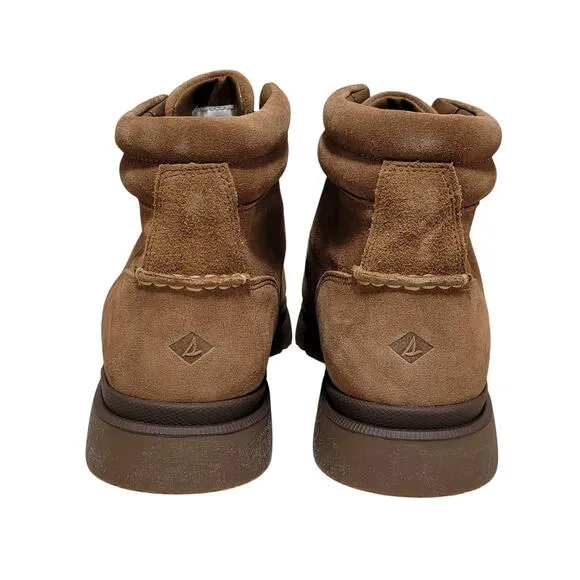 Sperry Top-Sider Men Watertown LTT Waterproof Hiker Boots US 12M Brown Suede