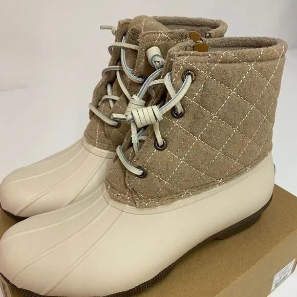 Sperry Saltwater Wool Quilted Waterproof Boots