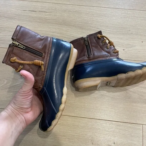 Sperry.Top-Sider Saltwater Water-Resistant Cold Weather Duck Booties shoes Sz 3