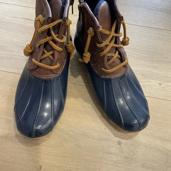 Sperry.Top-Sider Saltwater Water-Resistant Cold Weather Duck Booties shoes Sz 3