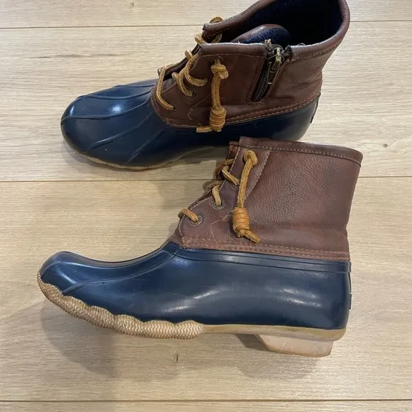 Sperry.Top-Sider Saltwater Water-Resistant Cold Weather Duck Booties shoes Sz 3