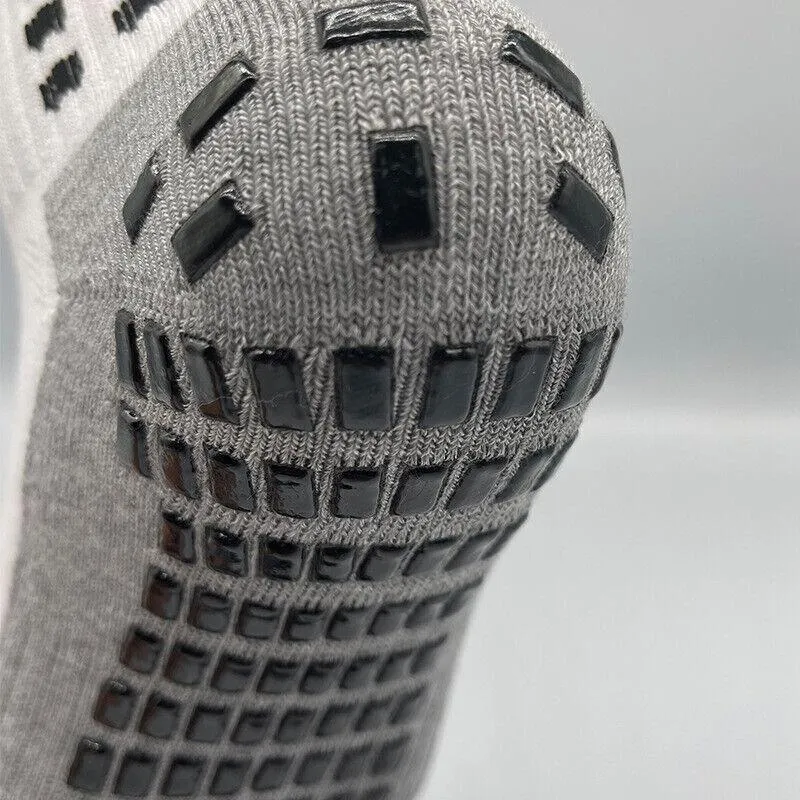 Sports Socks Anti-Slip Hospital Skid Soccer Basketball Football Pvc Grip Dots Au