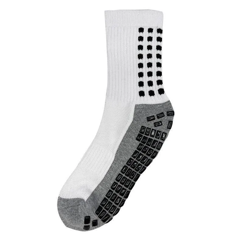 Sports Socks Anti-Slip Hospital Skid Soccer Basketball Football Pvc Grip Dots Au