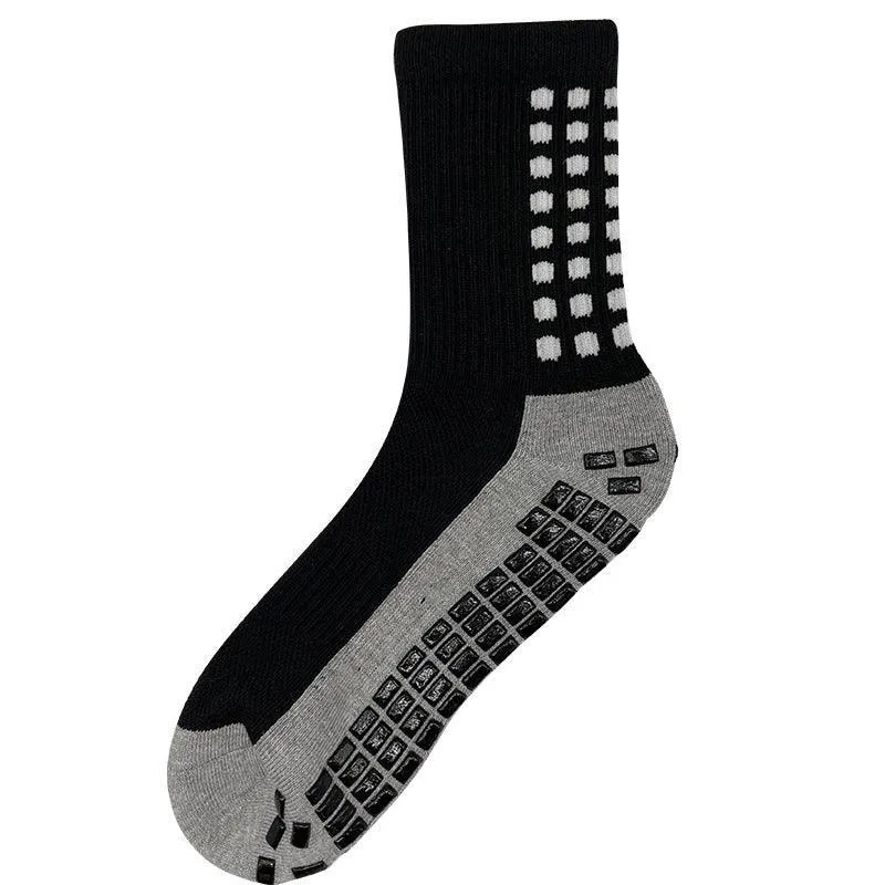 Sports Socks Anti-Slip Hospital Skid Soccer Basketball Football Pvc Grip Dots Au
