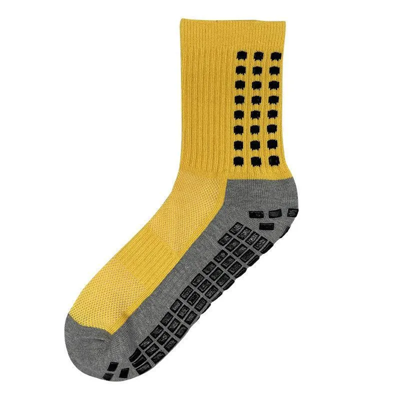 Sports Socks Anti-Slip Hospital Skid Soccer Basketball Football Pvc Grip Dots Au