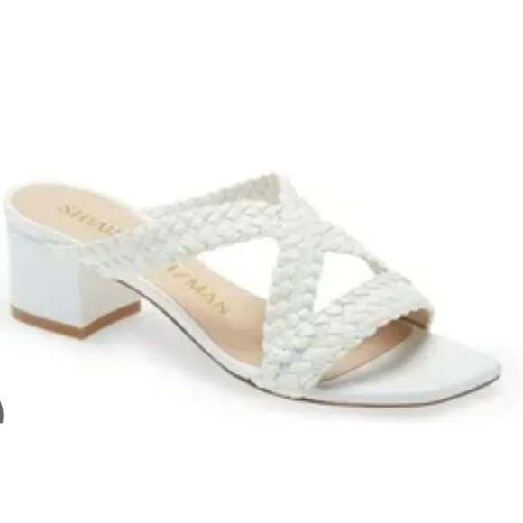 STUART WEITZMAN Woven Padded sandals size 7