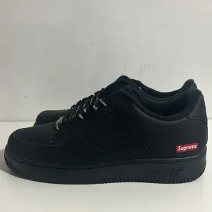 Supreme Black Men's Air force 1 size 10.5 black
